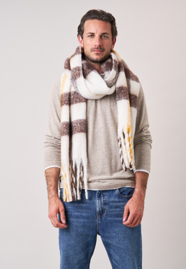 SOLANO Scarf Natural men-1