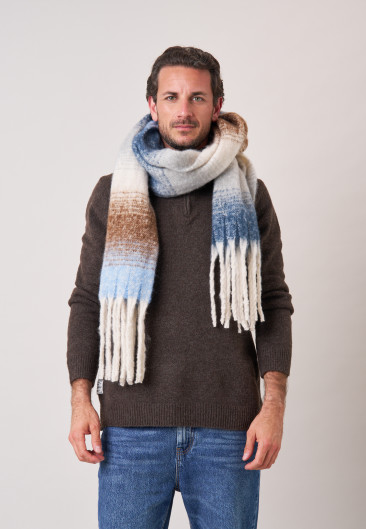 STENTO Scarf Blue men-1