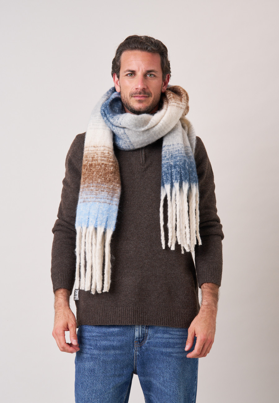STENTO Scarf Blue men-1