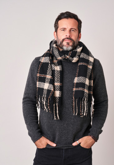 SANJI Scarf Black men-1