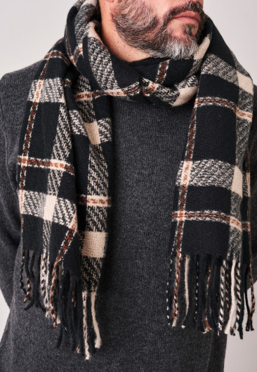 SANJI Scarf Black men-1