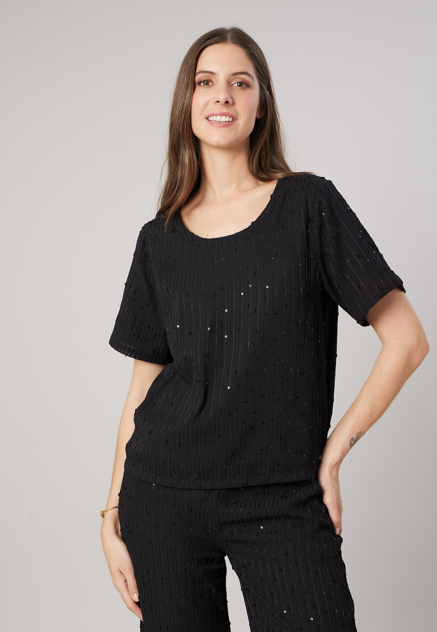 BEVERLY T-shirt Black women-1