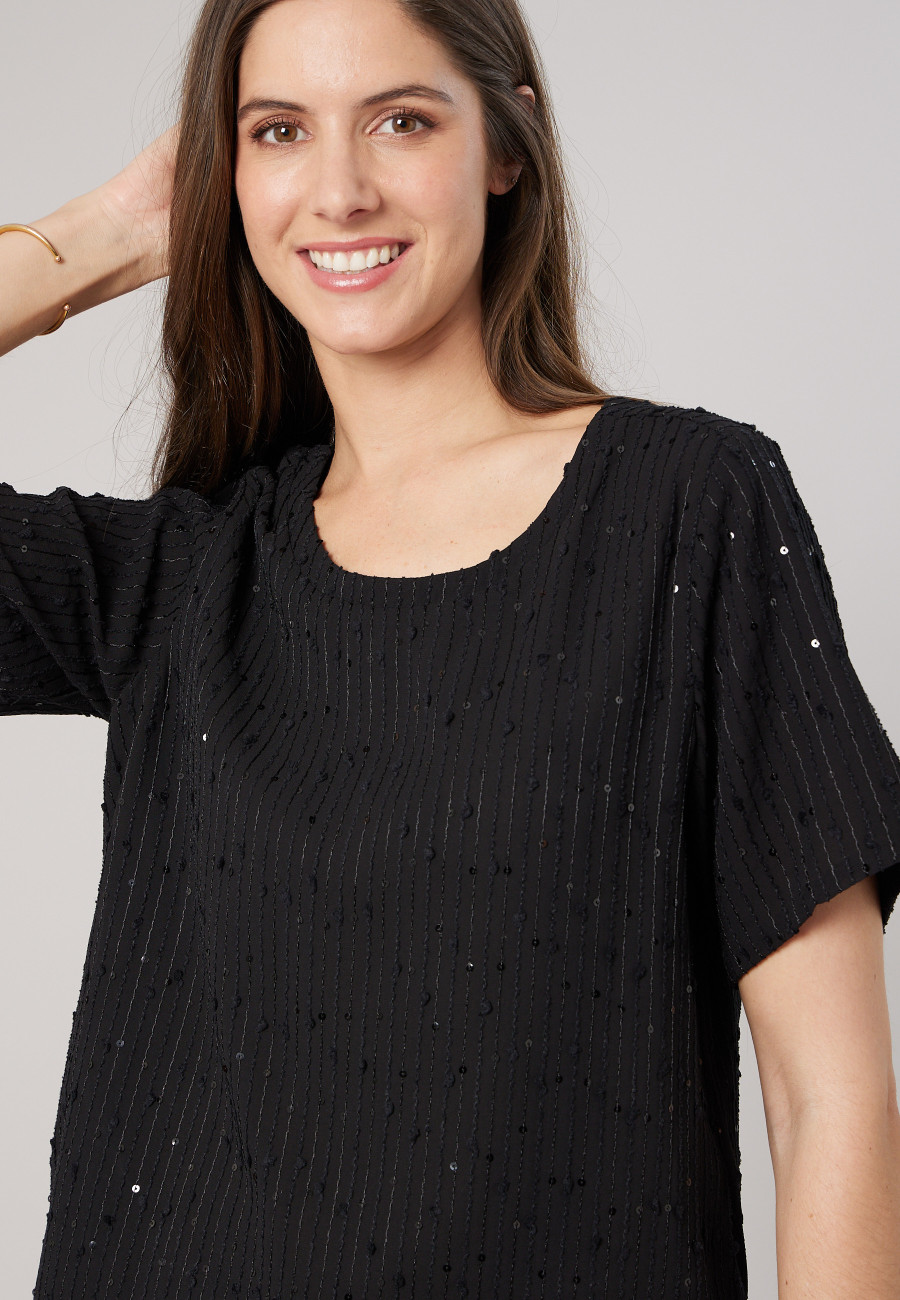 BEVERLY T-shirt Black women-3