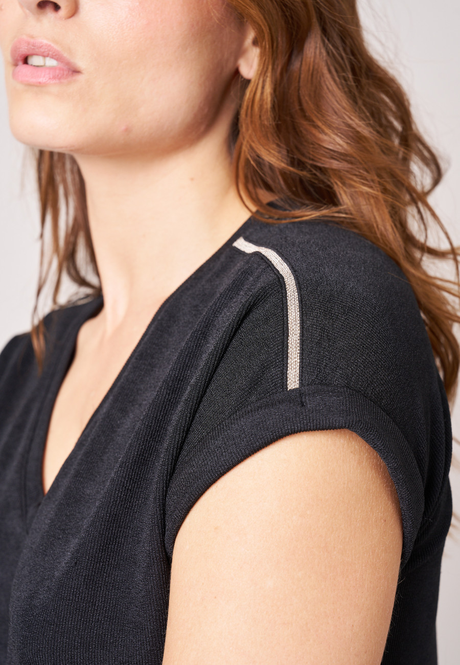 T-shirt KRIVIA Black femme-3