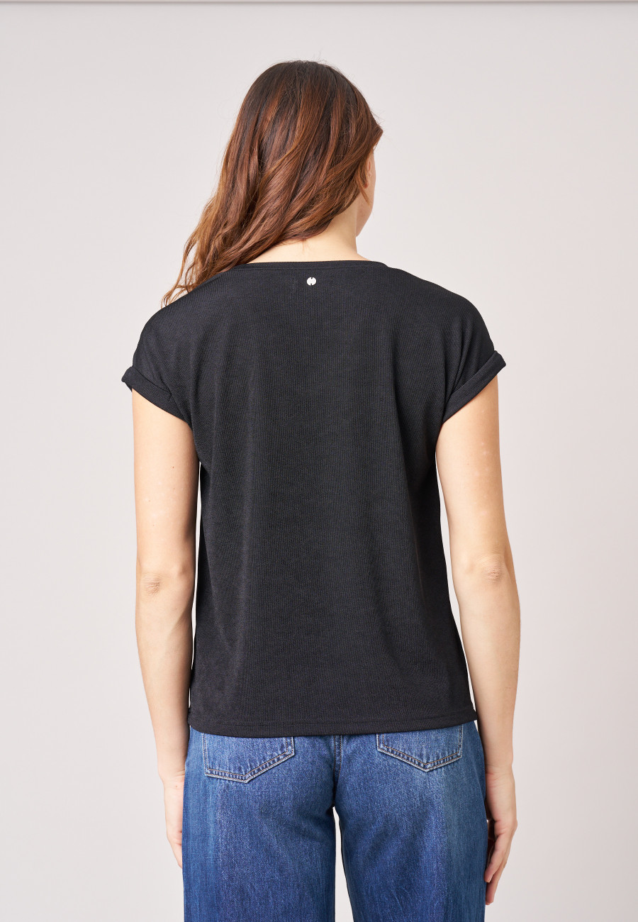 KRIVIA T-shirt Black women-4