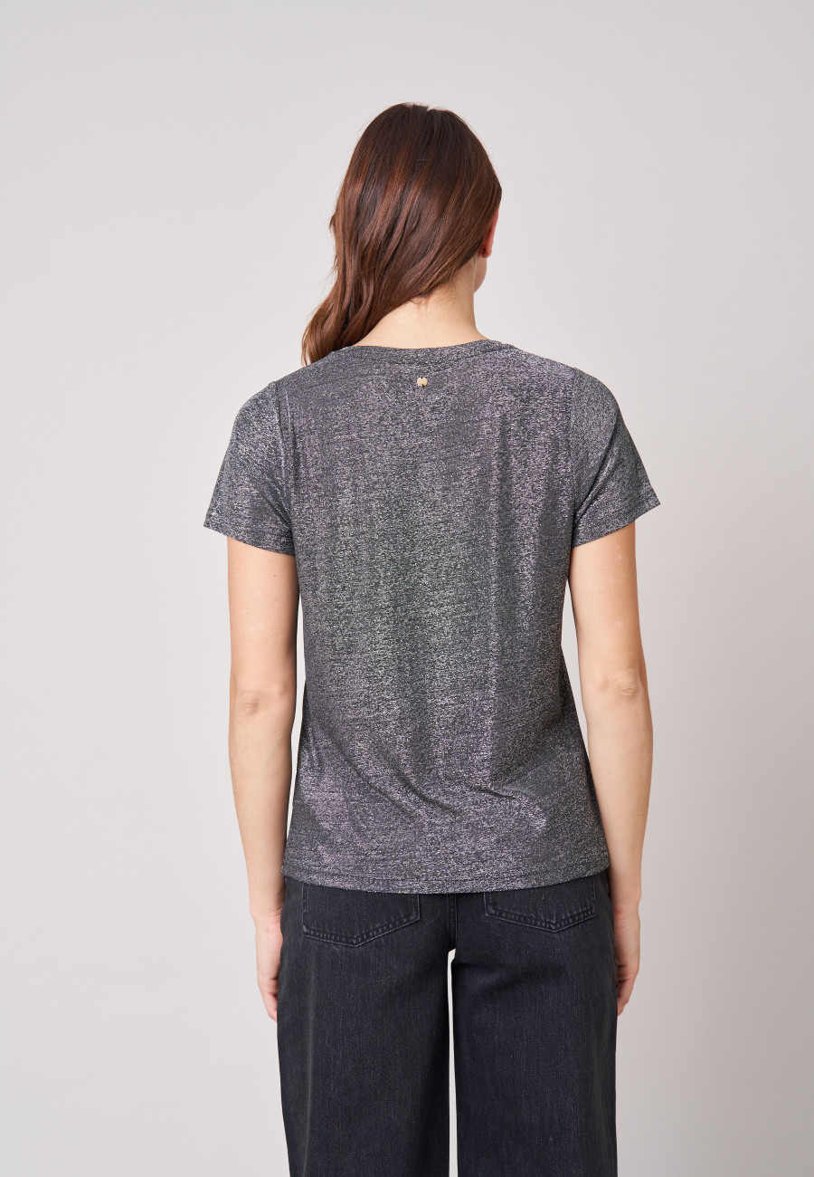 T-shirt GLORY Silver femme-4