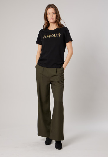 LYANA T-shirt Black women-1