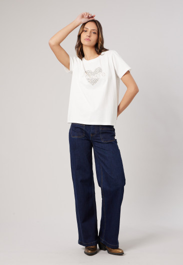 T-shirt SOLINE Black femme-1