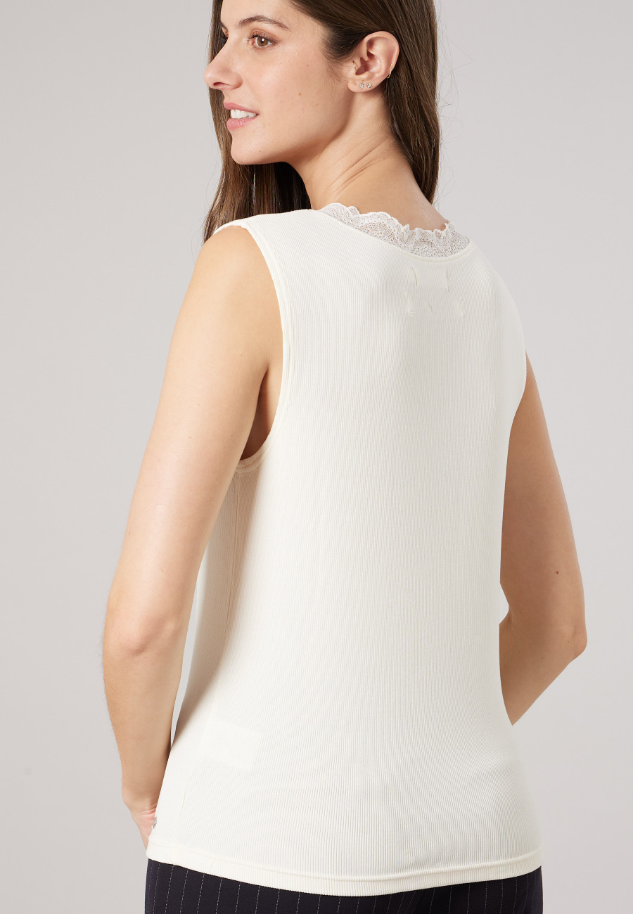 Débardeur LORNA Off White femme-4