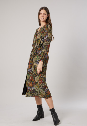 PHELOA Dress Khaki women-1