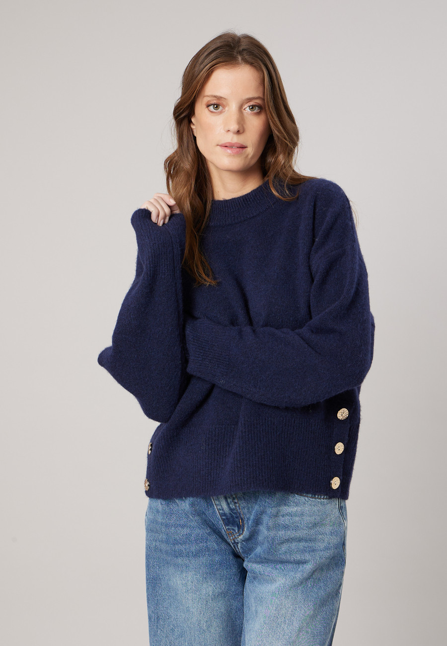 Pull NINA Navy femme-1