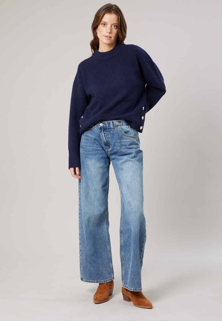Pull NINA Navy femme-2