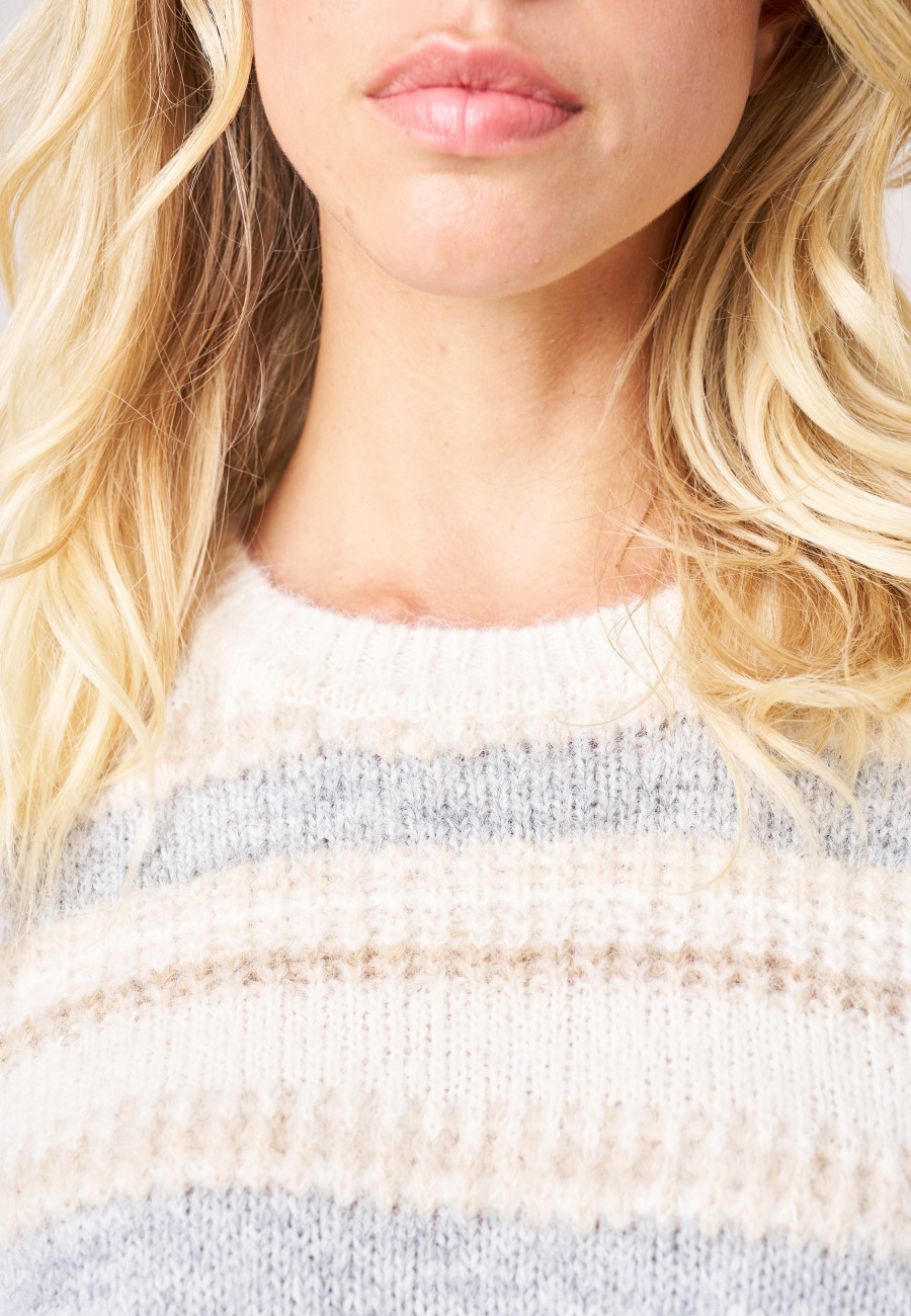 OYANA Sweater Grey women-3