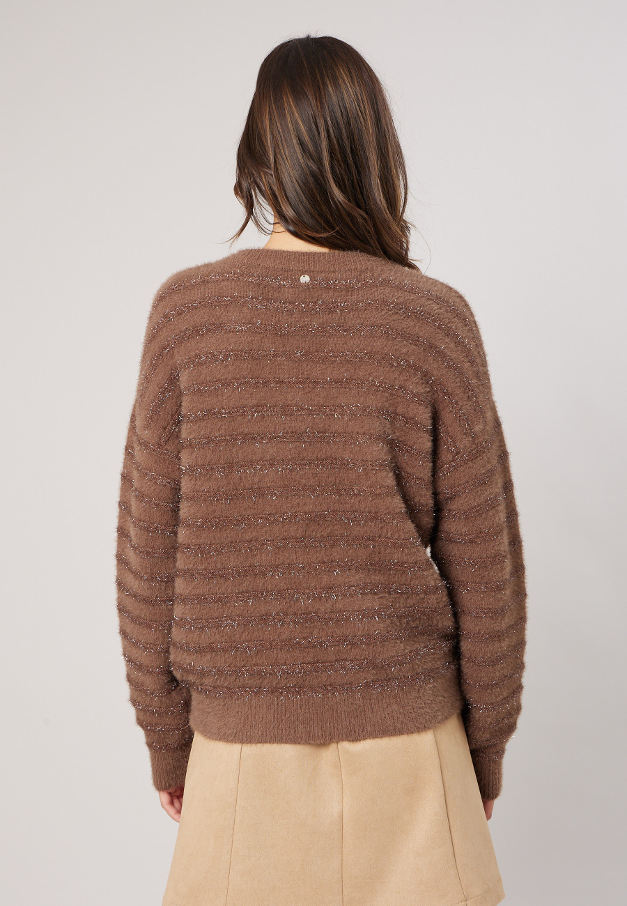 Pull MILIENA Light Brown femme-4