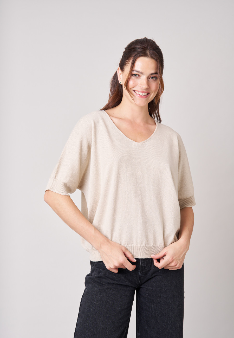 ZOFIA Sweater Beige women-1