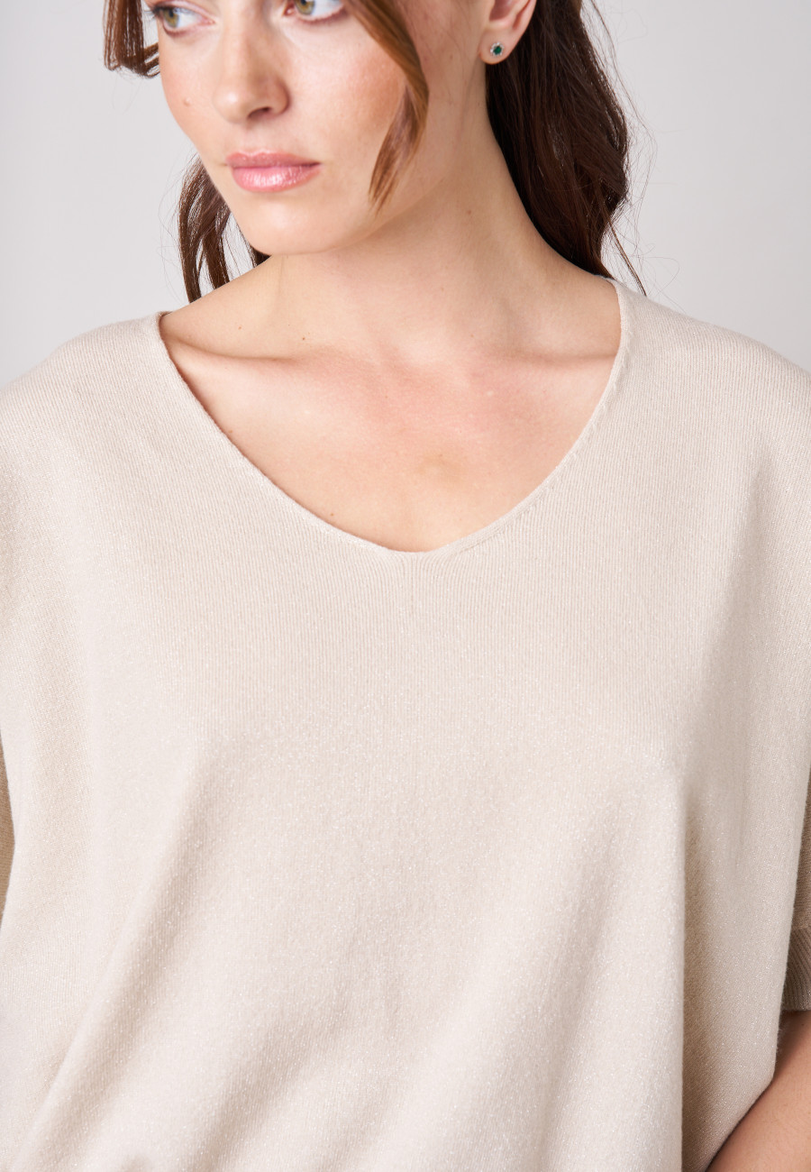 Pull ZOFIA Beige femme-3