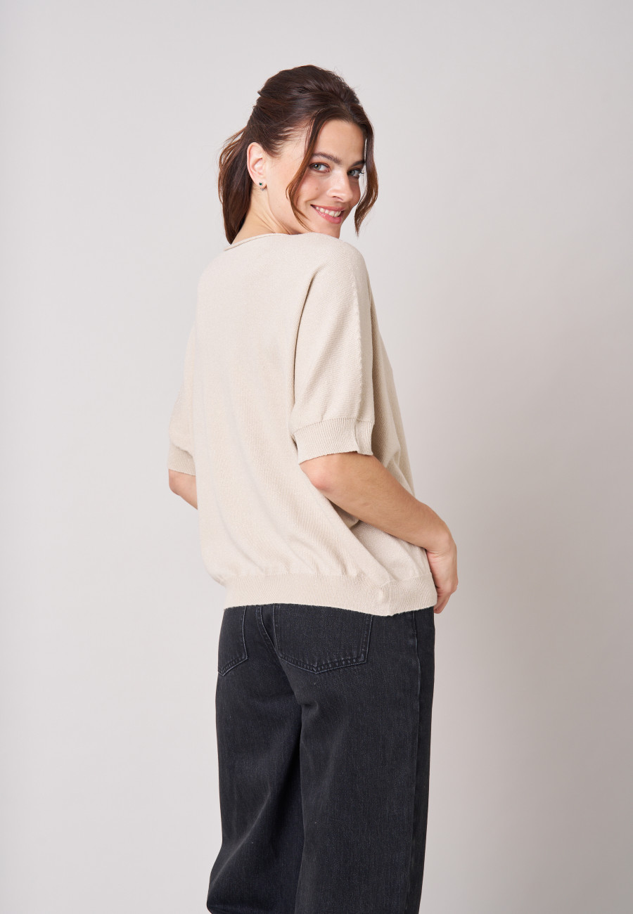 Pull ZOFIA Beige femme-4