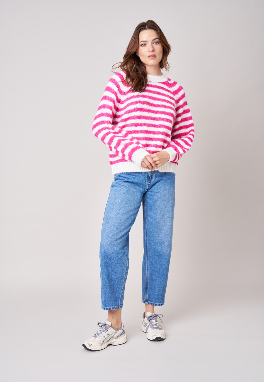 Pull IPHIGENIE Rose femme-2
