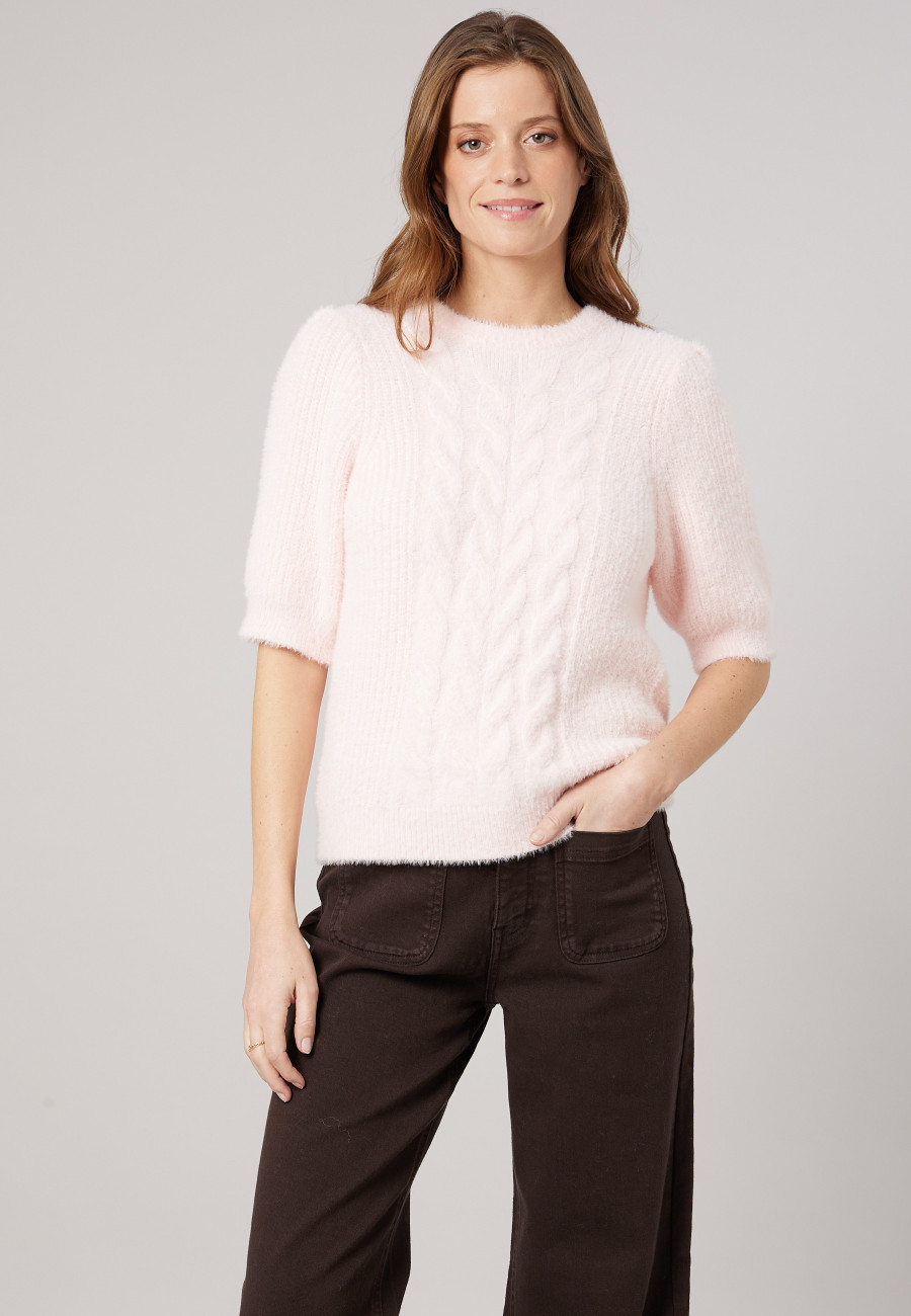 Pull RENATA Light Pink femme-1