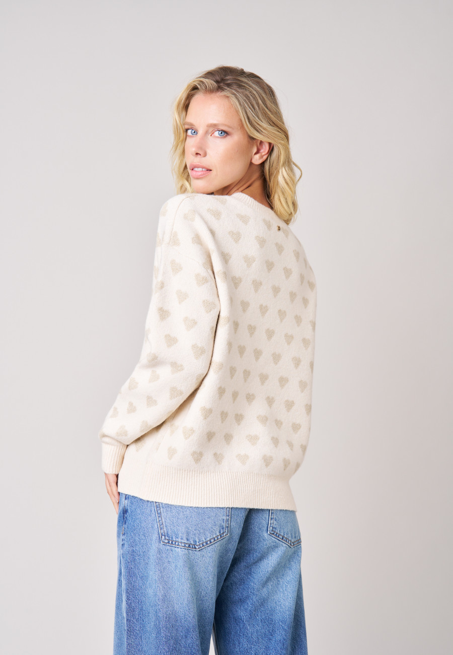 Pull CLEMY Cream femme-4