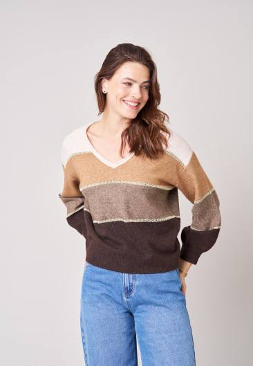 Pull LODINA Grey femme-1