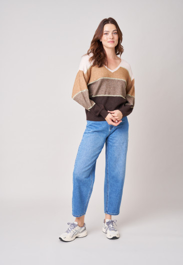 LODINA Sweater Grey women-1