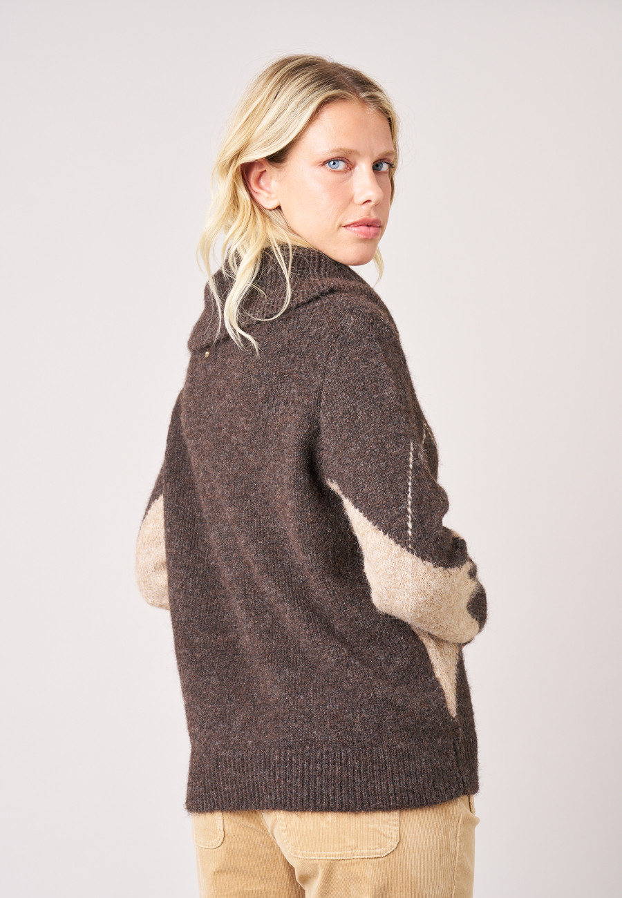 Pull MARILOU Brown femme-4