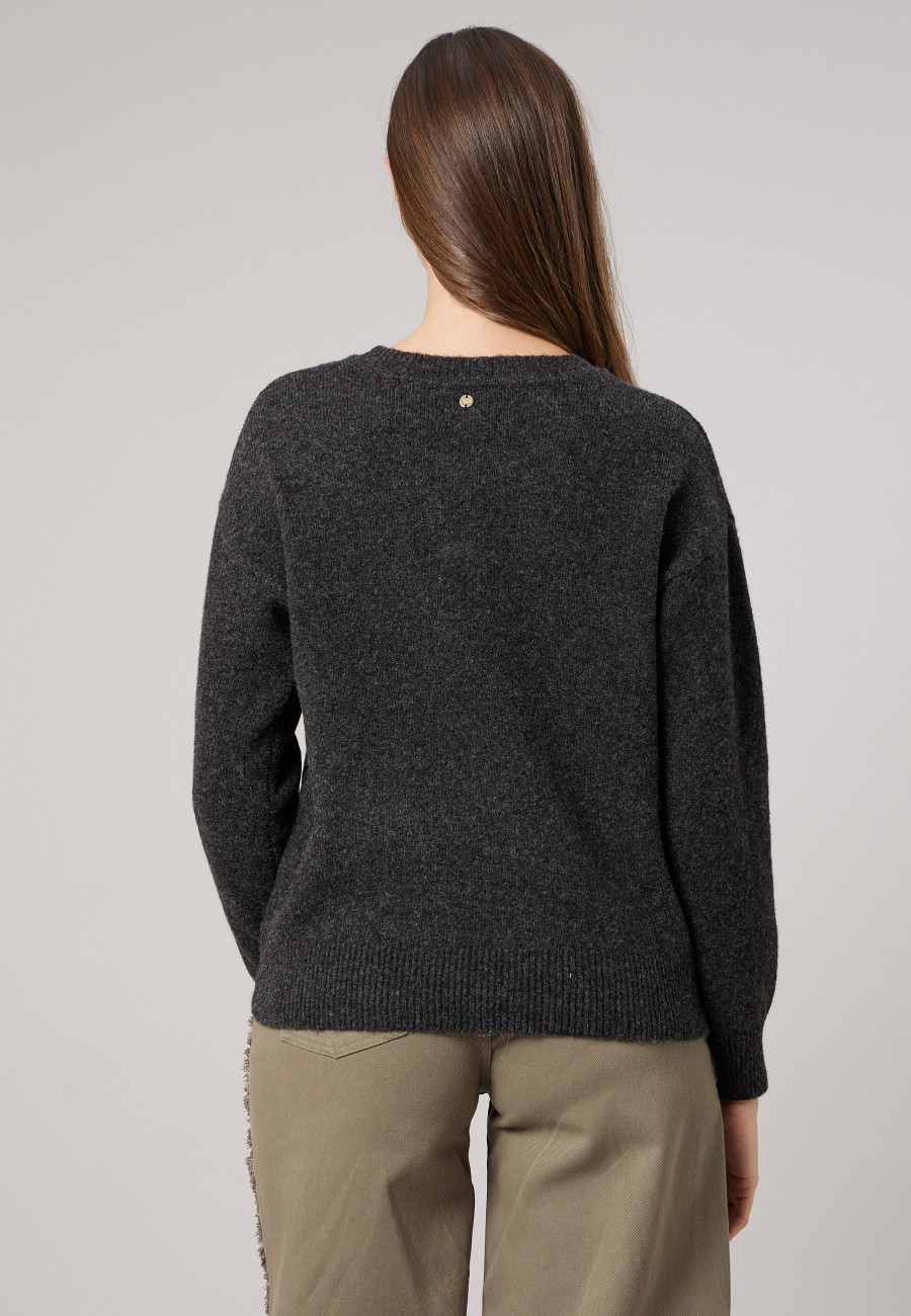 Pull VANESS Grey Mel femme-4