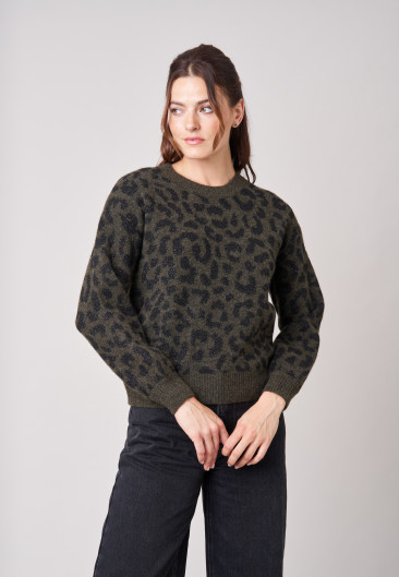 NAWA Sweater Taupe women-1