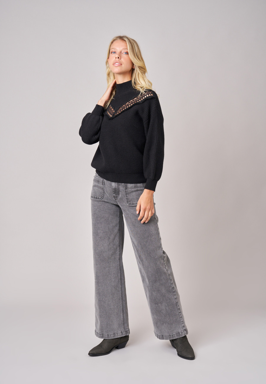 Pull DORINA Black femme-2
