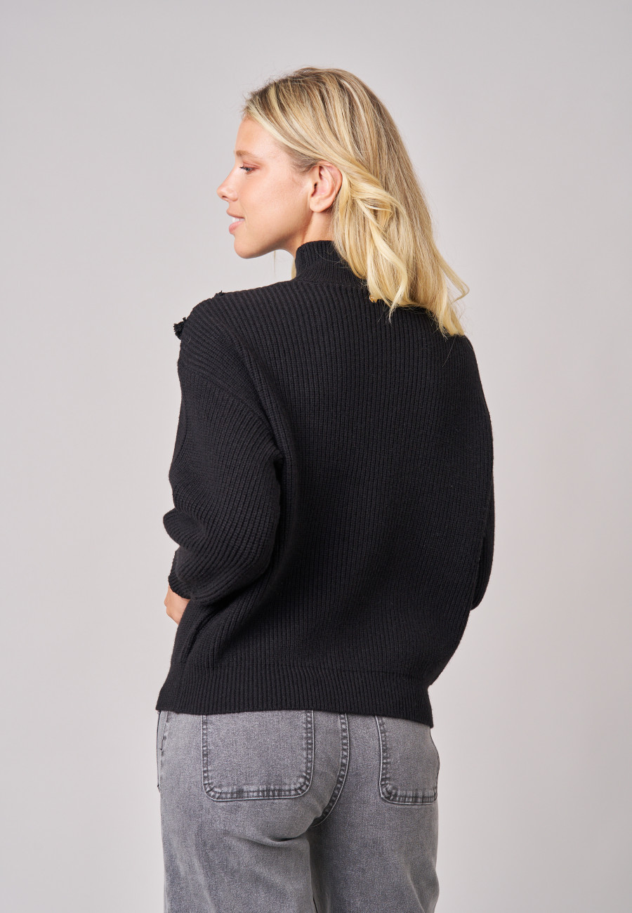Pull DORINA Black femme-4
