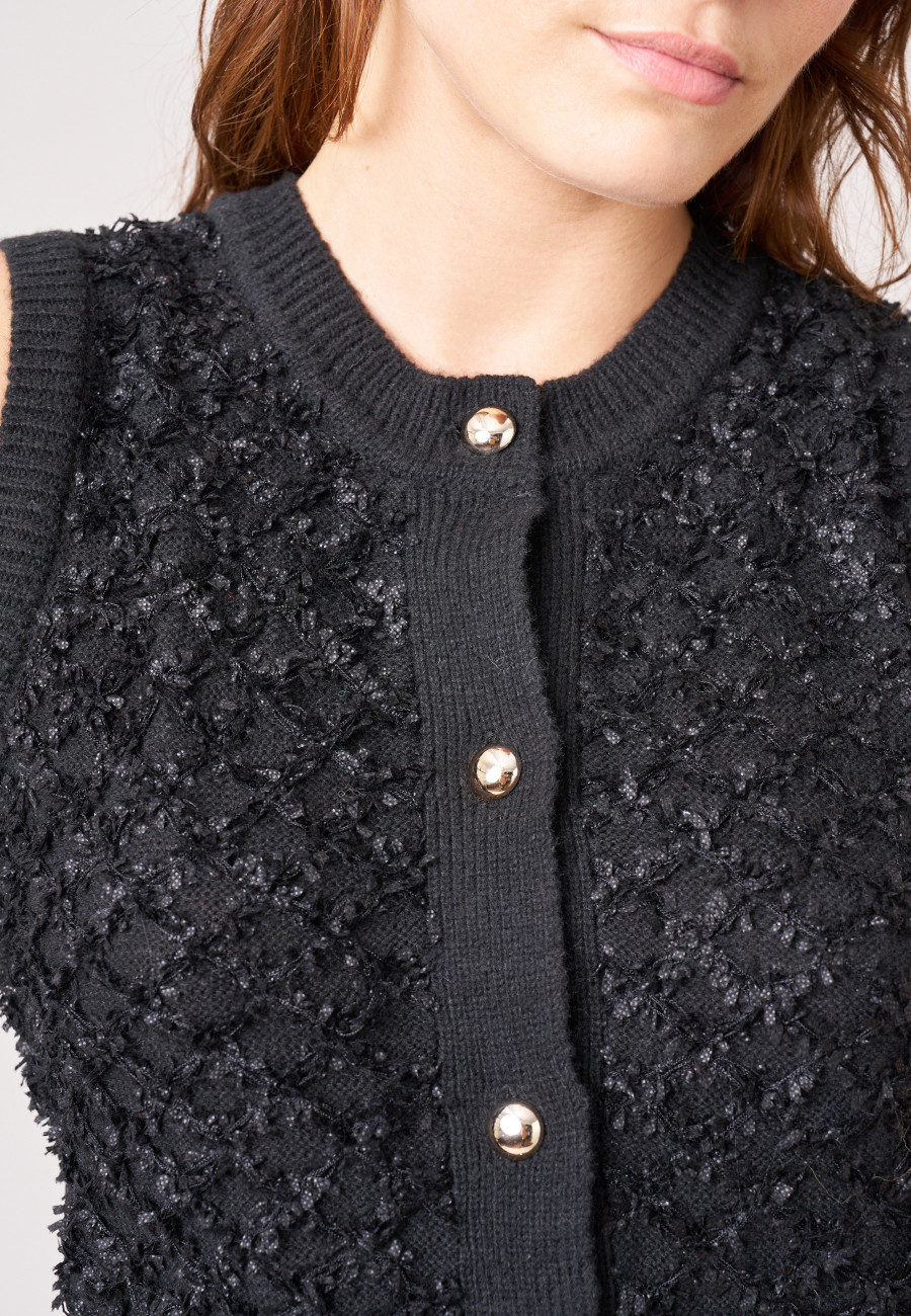 Gilet MADRINA Black femme-3