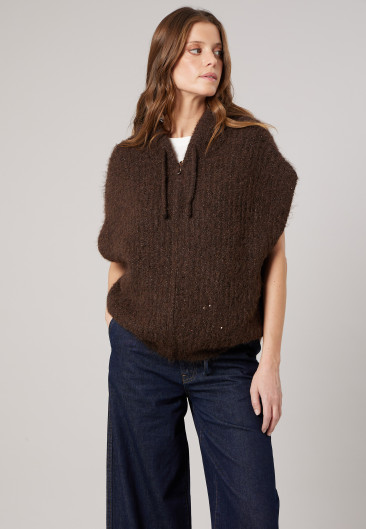 Gilet ALIAMA Black femme-1