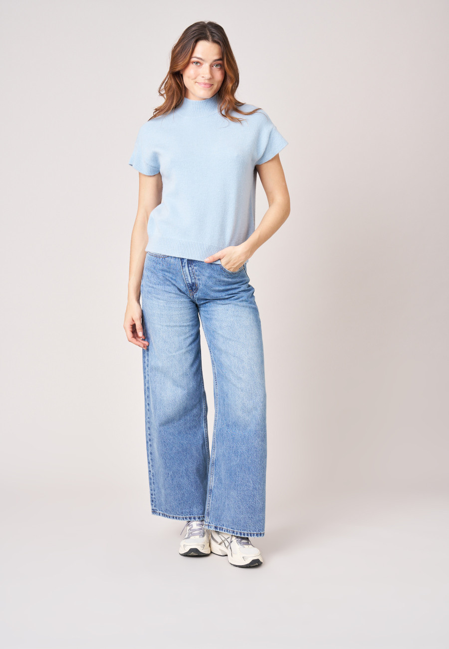 Pull ADELINE Light Blue femme-2