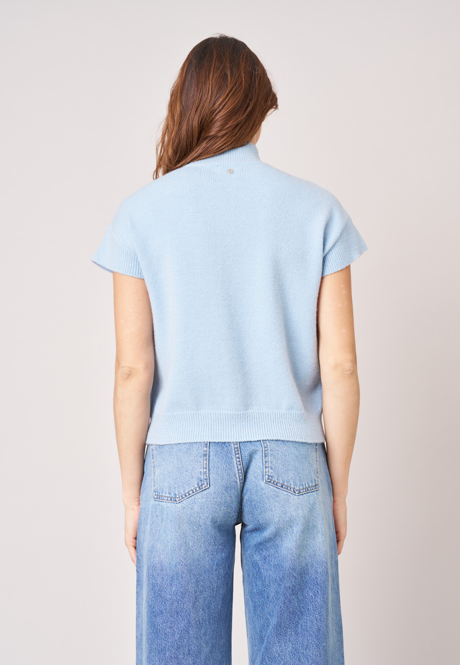 Pull ADELINE Light Blue femme-4