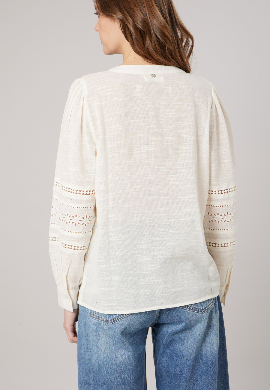 Blouse VELORIA Ivory femme-4