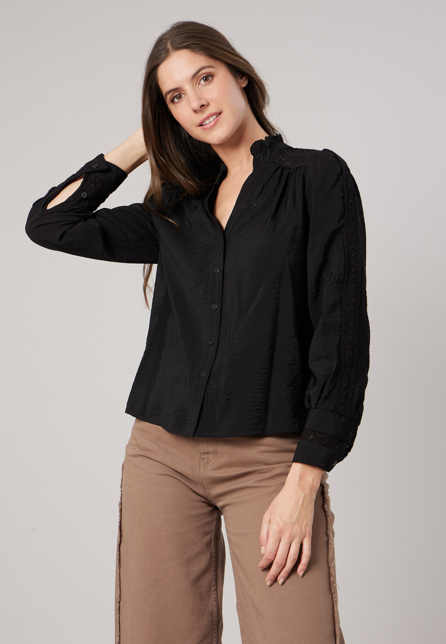MELODIE Blouse Black women-1