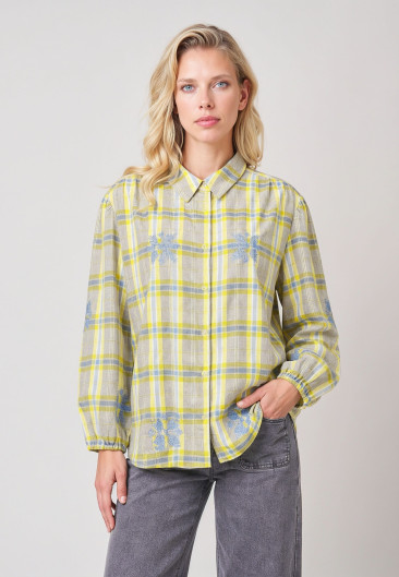 Chemise BROOKELIA Blue femme-1