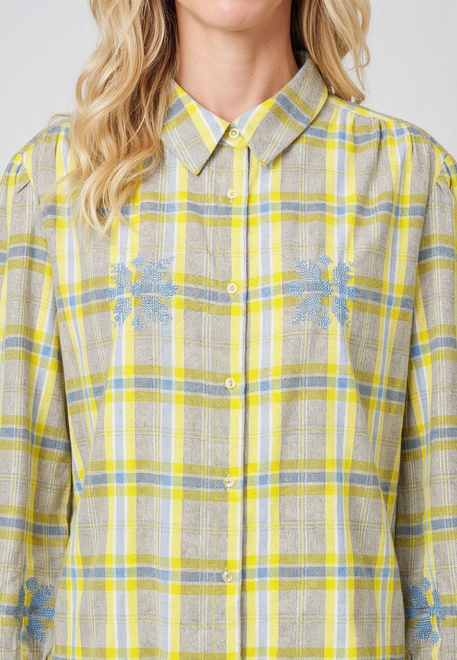 Chemise BROOKELIA Blue femme-3