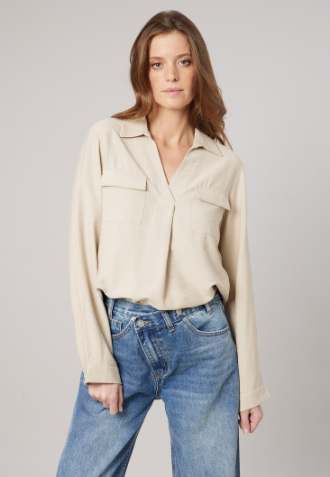 Blouse DOANA Mastic femme-1