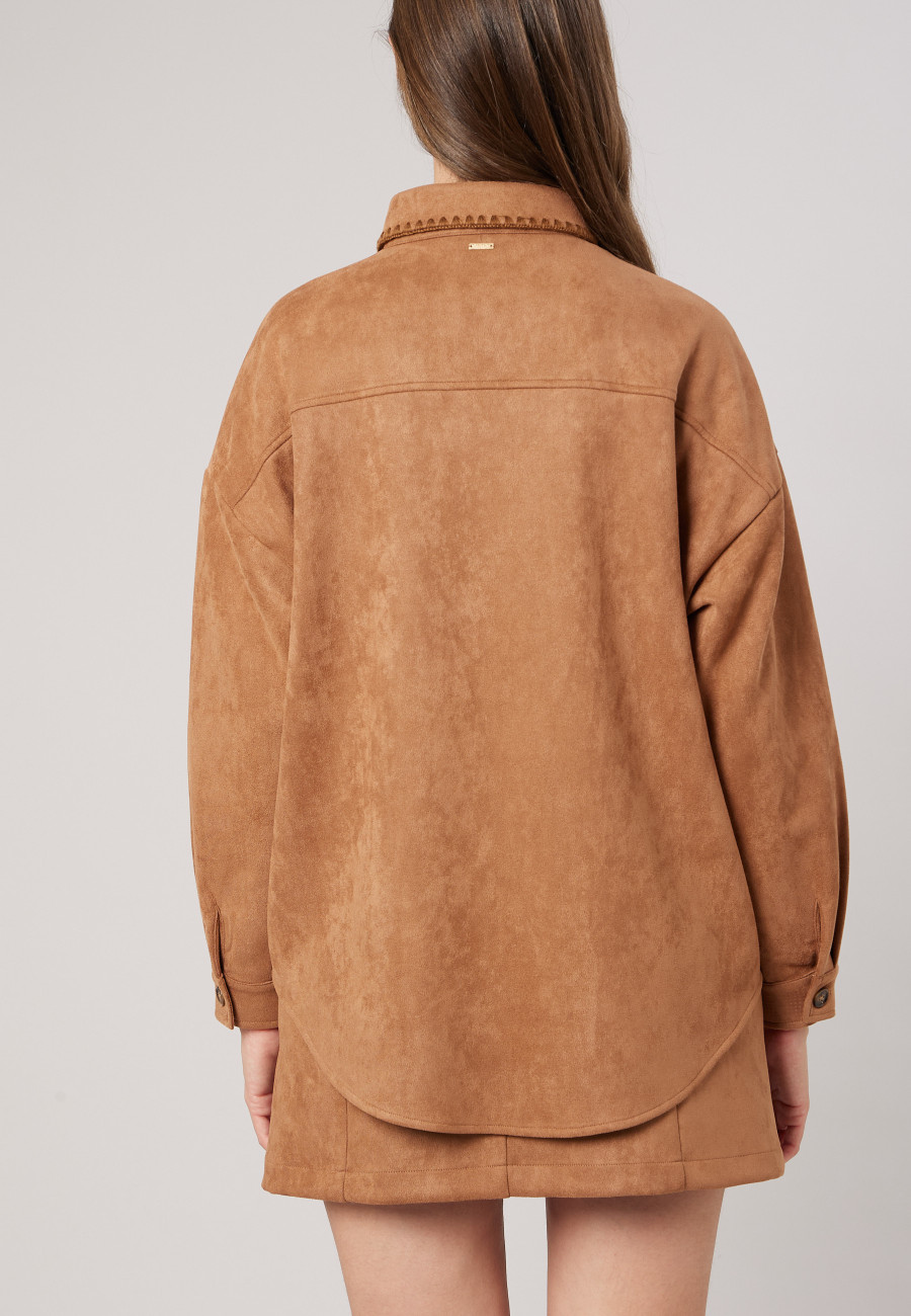 JOHANNE Overshirt Whisky women-4