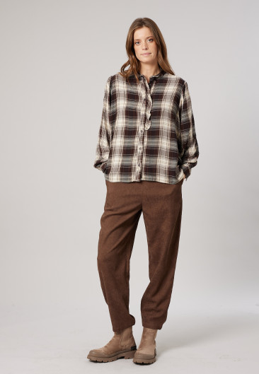 Chemise FANETTE Brown femme-1