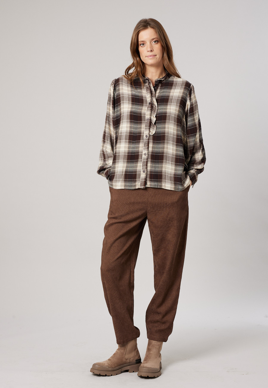 Chemise FANETTE Brown femme-2