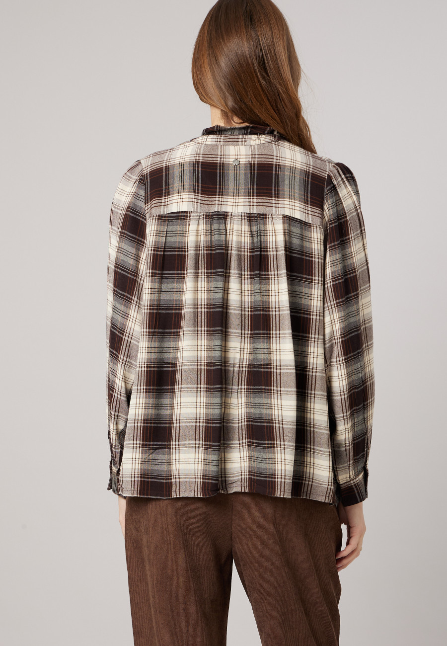Chemise FANETTE Brown femme-4