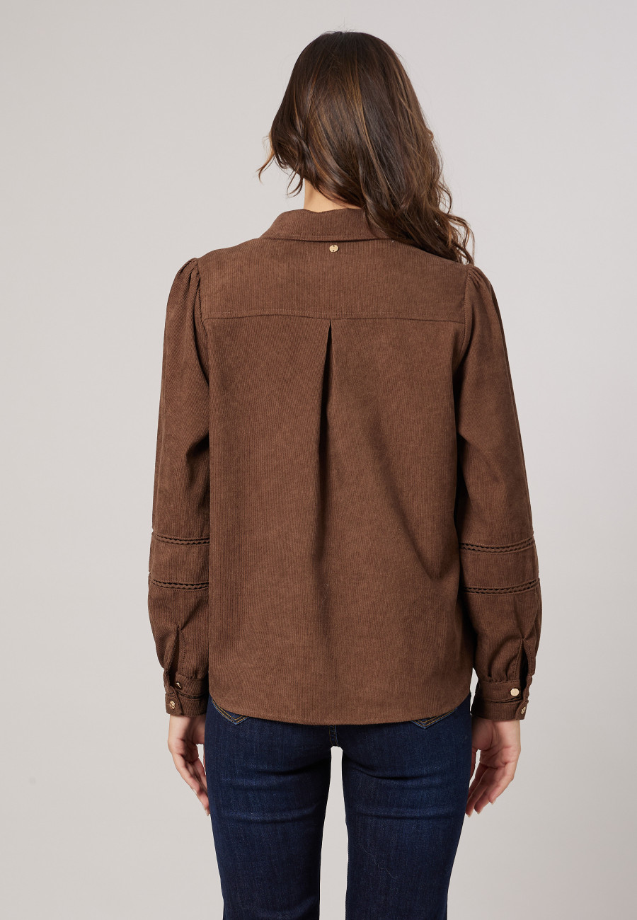 AURELYA Shirt Light Brown women-4