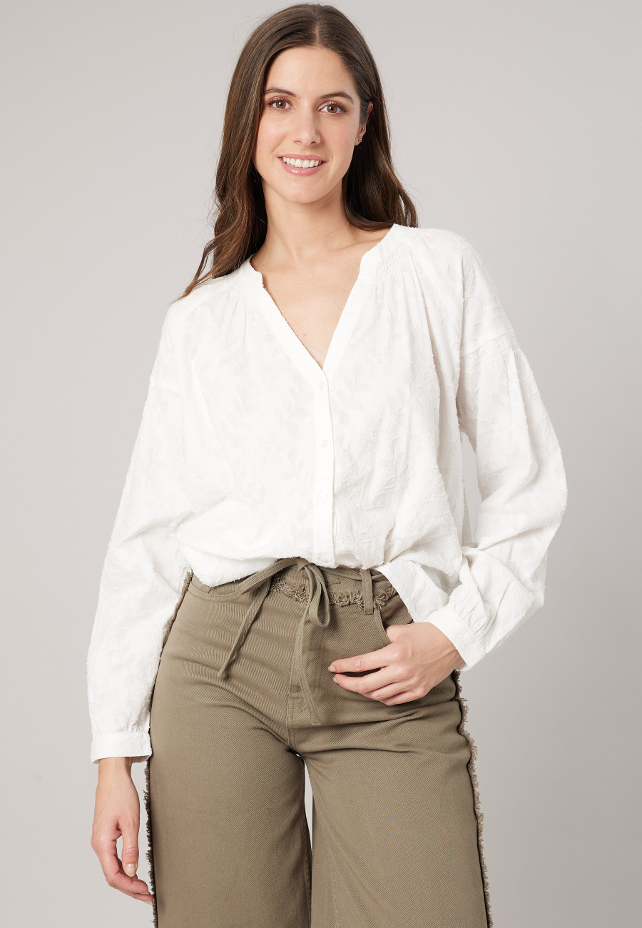 Blouse MEREDITH Off White femme-1