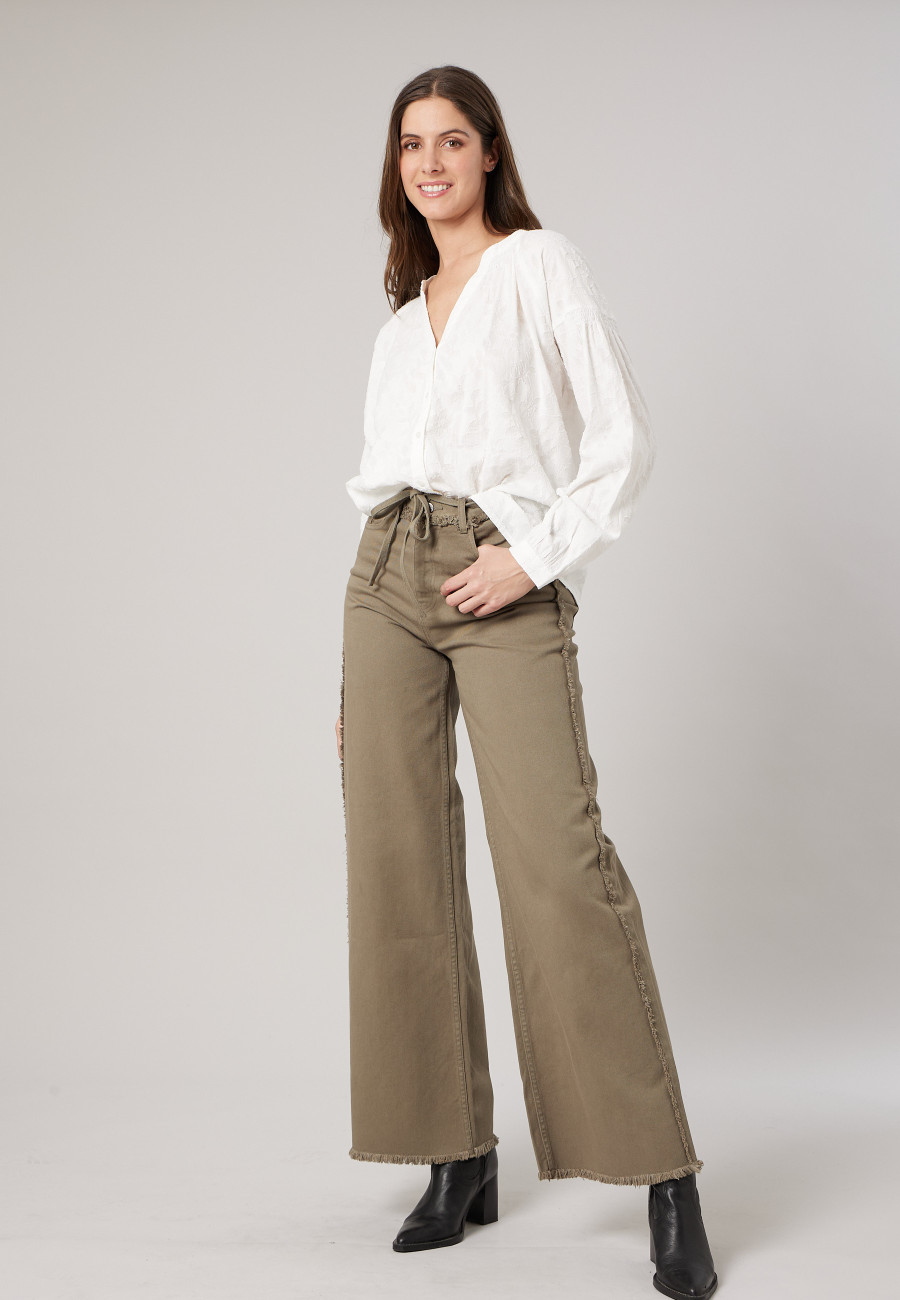 Blouse MEREDITH Off White femme-2