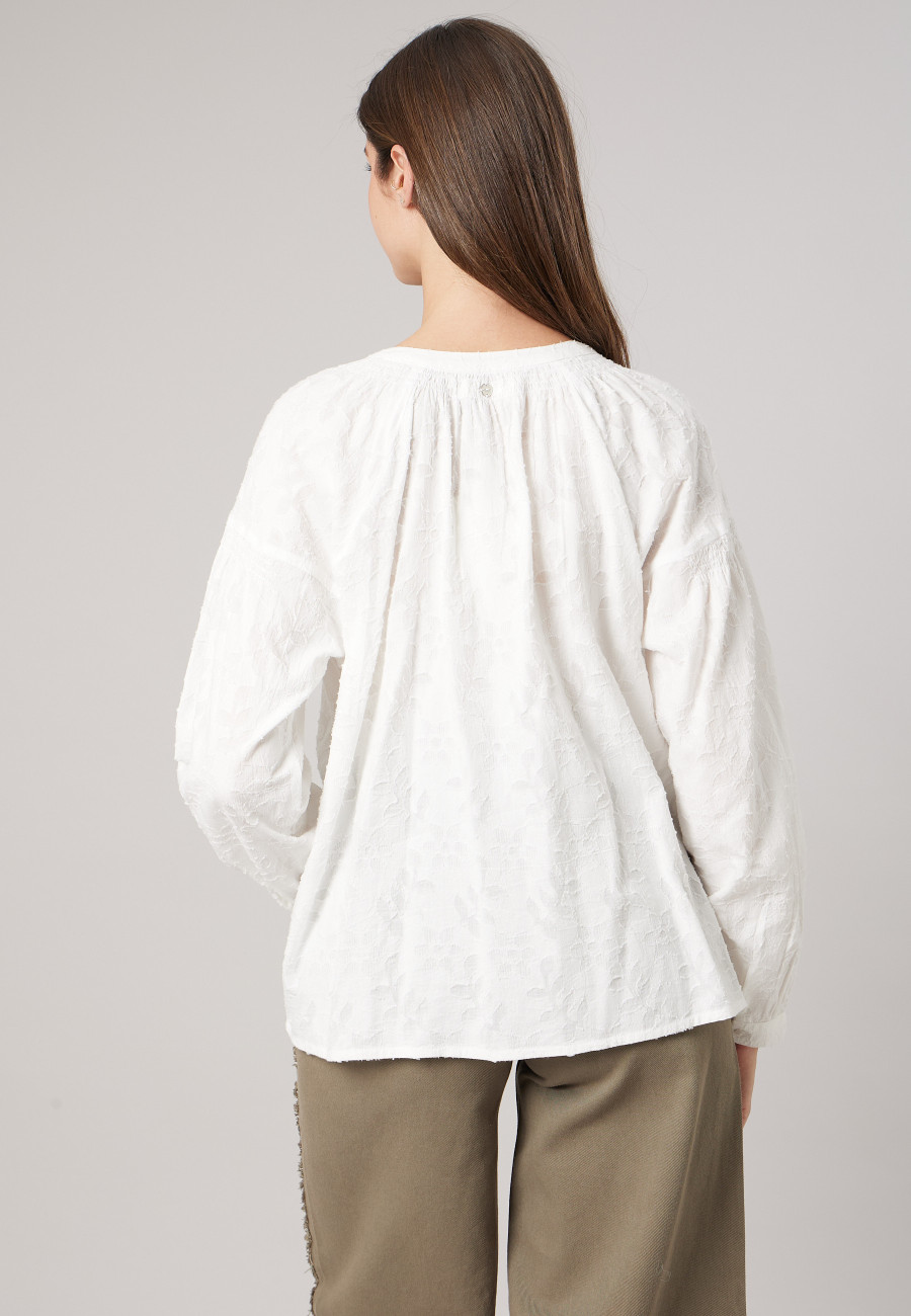 MEREDITH Blouse Off White women-4