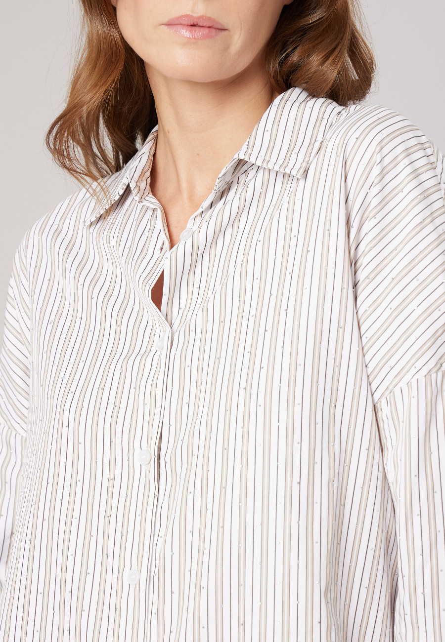 Chemise OWANY Beige femme-3