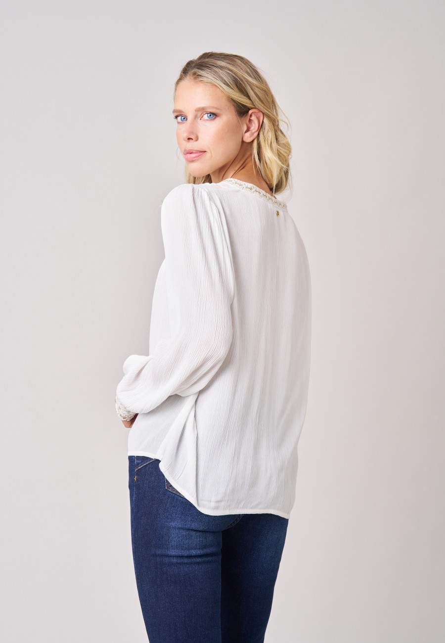 ZITA Blouse Cream women-4